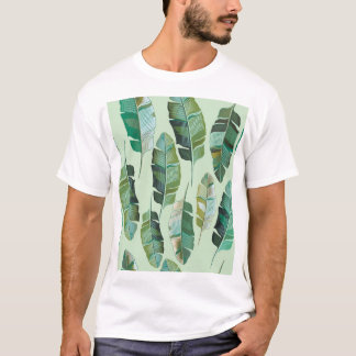 Fashionable Banana Plants Tropical Illustration T Shirt
