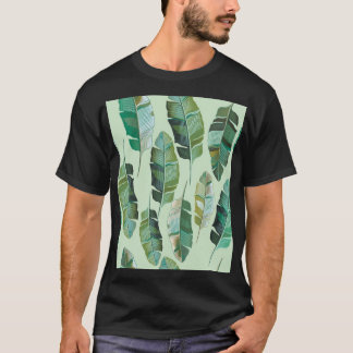Fashionable Banana Plants Tropical Illustration T Shirt