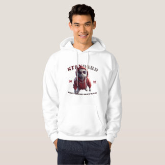 Fashionable Cat with Red Hooded T-Shirt 2025 Hoodie