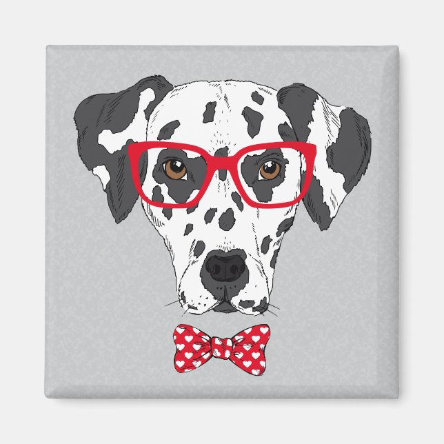 Fashionable Dalmatien Magnet (Framsidan)