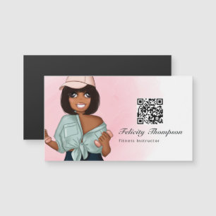 Fashionable Fitness Instructor Woman