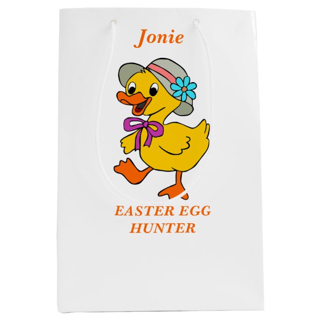 Fashionable Gult Chick Påskägg Hunt (Framsidan)
