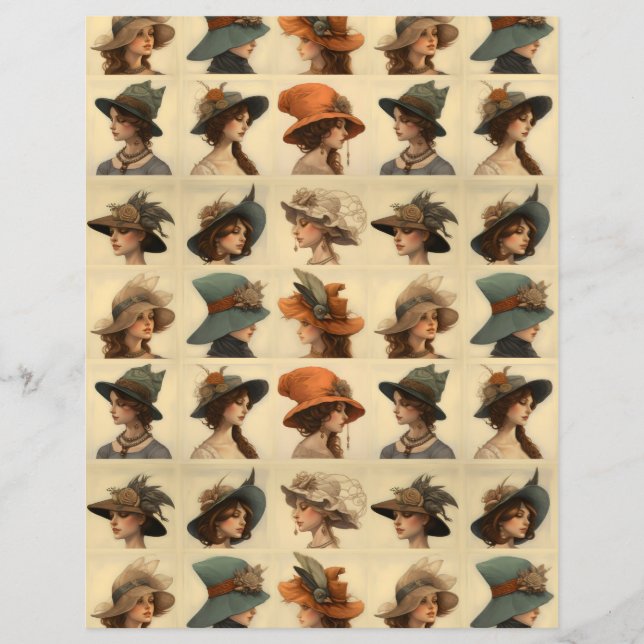 Fashionable hat dam SCV 3 (Framsida)