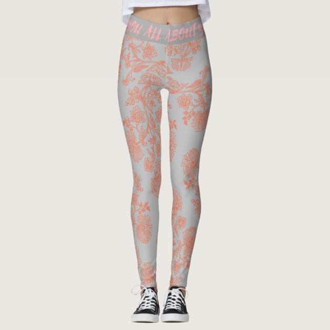 Fashionable High Waist Sports Leggings (Framsida)