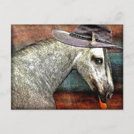 Fashionable Horse Vykort