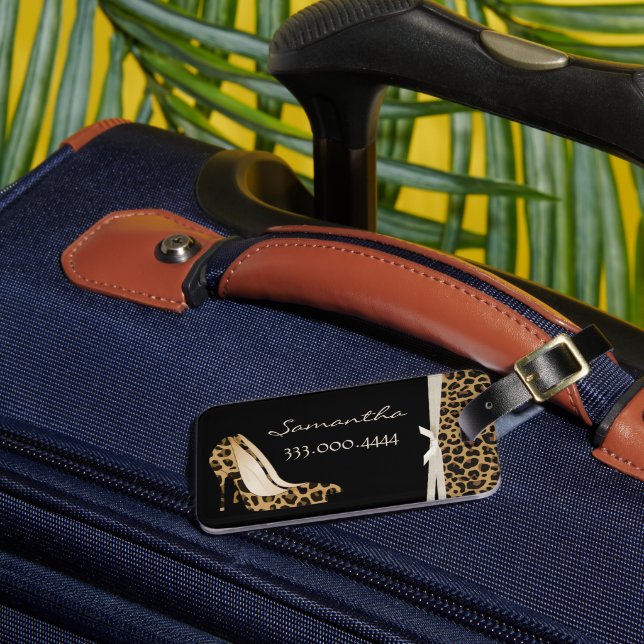 Fashionable Jaguar Silettos Personlig Bagagebricka (Framsida Insitu 3)