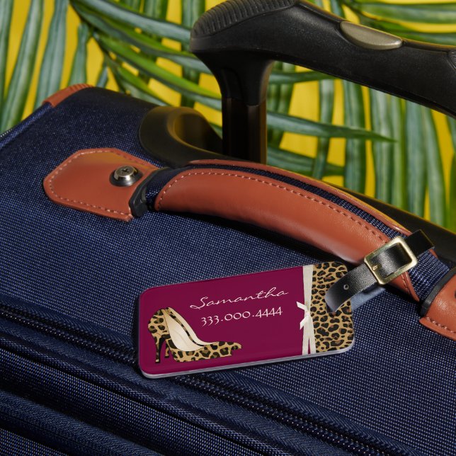 Fashionable Jaguar Silettos Personlig Luggage T Bagagebricka (Framsida Insitu 3)