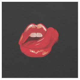 Fashionable lip-make-up teckning. Pomade.Lustigt Tyg