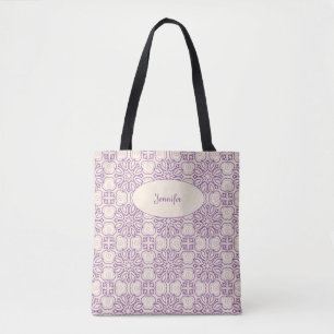 Fashionable mönster Tote-väska Tygkasse