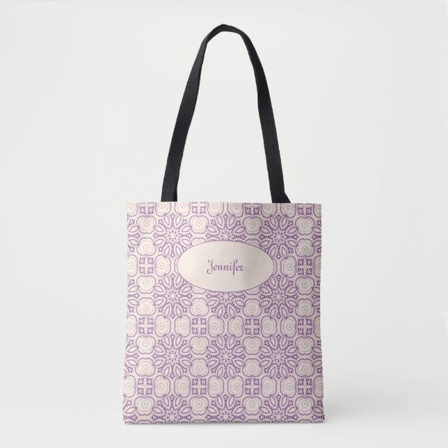 Fashionable mönster Tote-väska Tygkasse (Framsida)