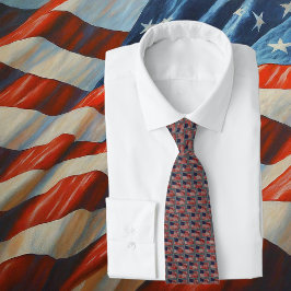 Fashionable Patriotic US Flagga Stars och stripes Slips