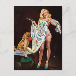 Fashionable Pin Up Vykort