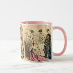 Fashionable Victorian Dam Mugg