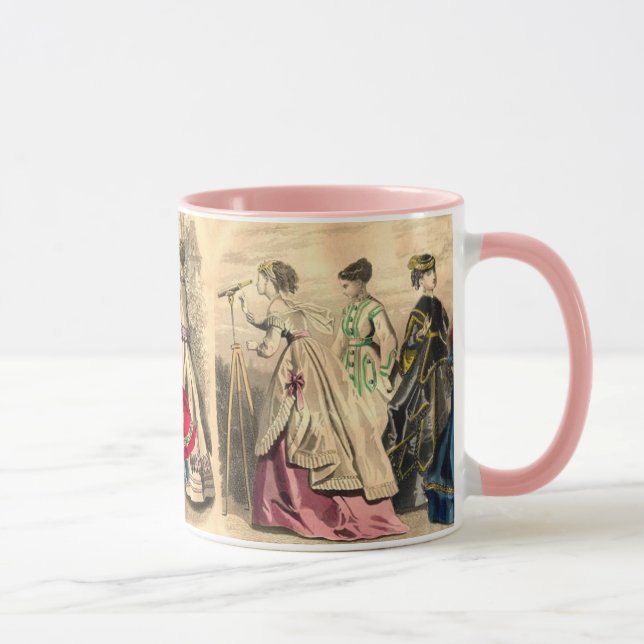 Fashionable Victorian Dam Mugg (Höger)