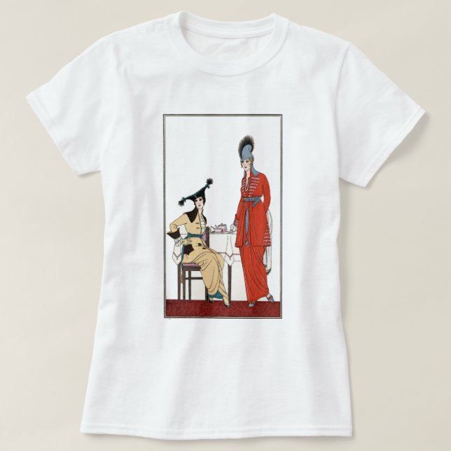 Fashionable Vintage Aeftermiddag Tea T Shirt (Design framsida)