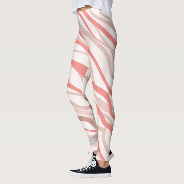 Fashionable Watercolor Leggings for Girls (Vänster)
