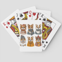 Fashionable Welsh Corgi Hundar Casinokort