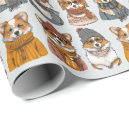 Fashionable Welsh Corgi Hundar Presentpapper