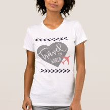 Fashionable, Womens, Dam, Travel Tshirt.