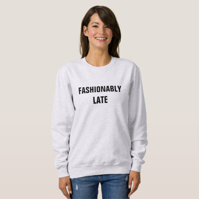 FASHIONABLY SENT T-SHIRT (Hel framsida)