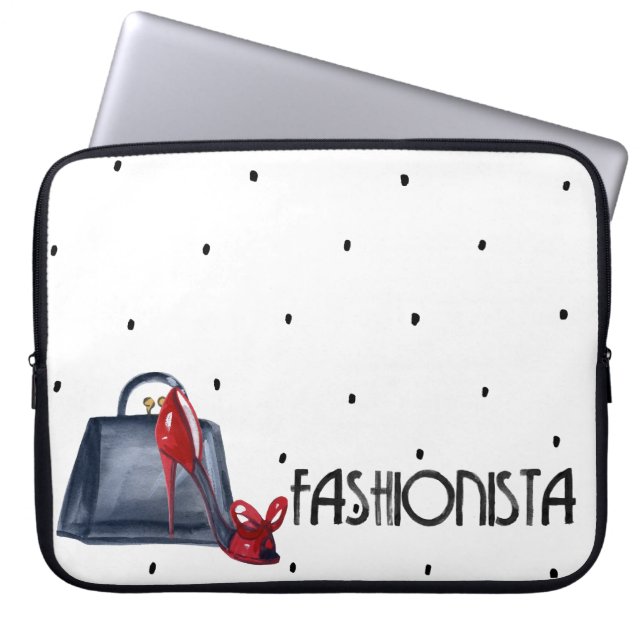 Fashionista Bärbar dator Fodral Bag för bärbara da (Framsidan)