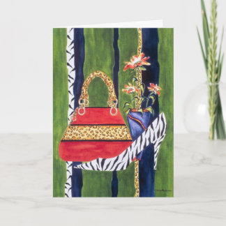 Fashionista Cousin Birthday Card Kort