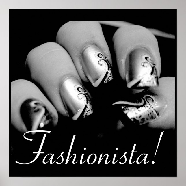 Fashionista Nail Art Poster (Framsidan)