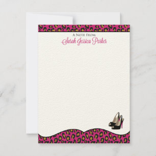 Fashionista Note Cards_Sarah Jessica Parker Anteckningskort