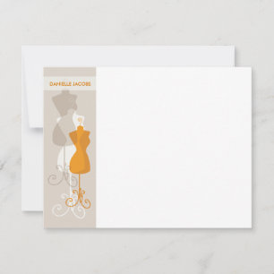 Fashionista Notecard Stationery Anteckningskort