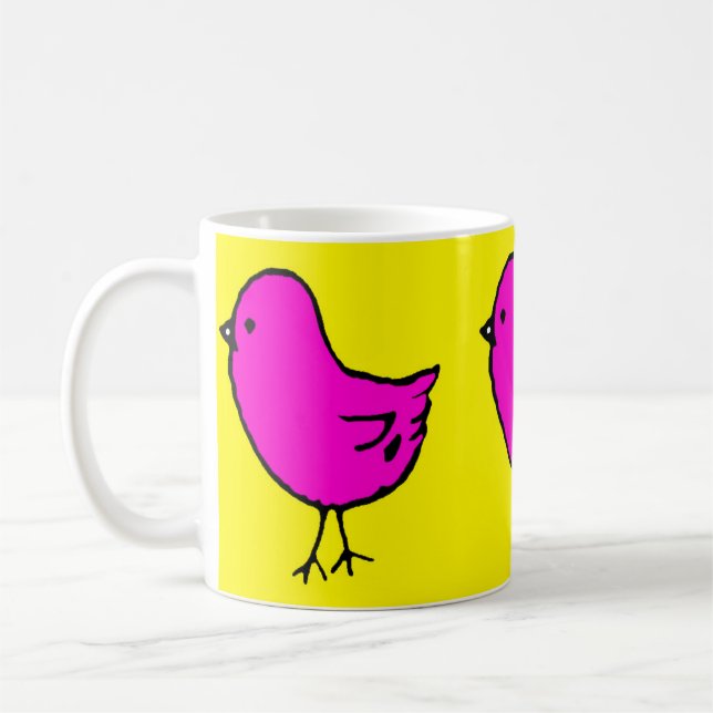 Fashionista Påsk Chick Coffee Mugg (Vänster)