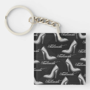 Fashionista Shoes-Dubbla-Sided Acrylic Nyckelring