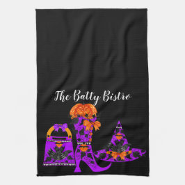 Fashionista Witch Kitchen Towel Kökshandduk