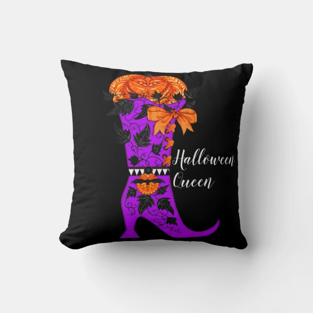 Fashionista Witch Pillow Kudde (Framsida)