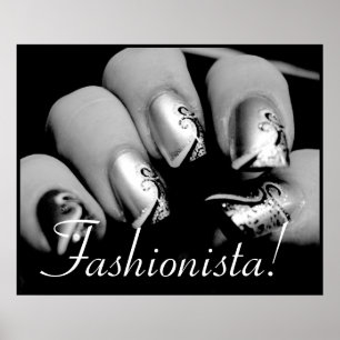 Fashionistanagelkonst Poster