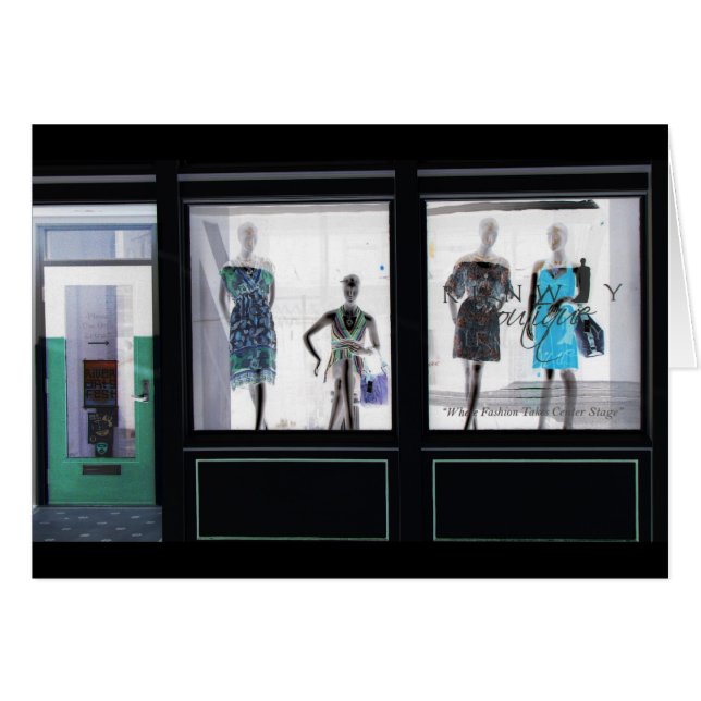 Fashionistas Hälsningskort (Framsidan Horizontal)