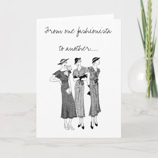 Fashionistkort Kort (Framsida)