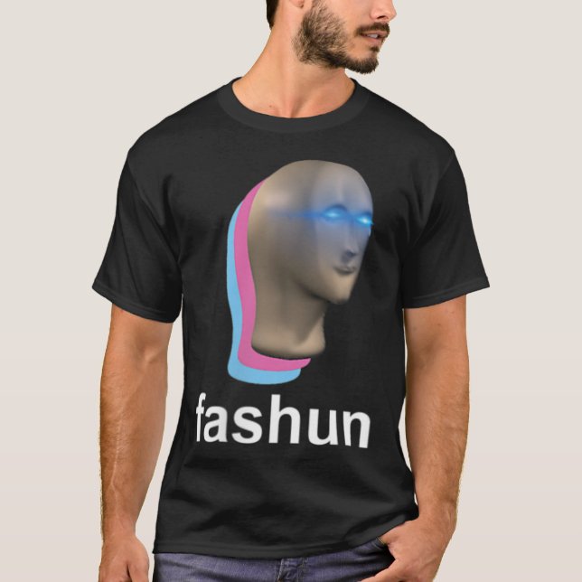 Fashun Memman Man T Shirt (Framsida)