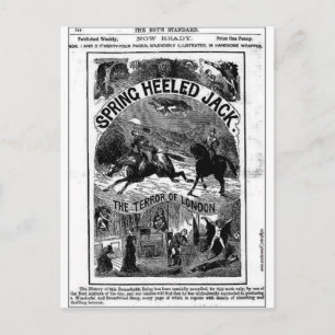 faslig encentmynt - vår-heeled jack vykort