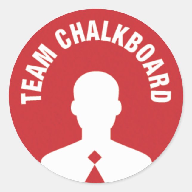 Fäst 1 runt klistermärke (Framsida)