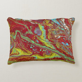 Fäst 3 Psykedelisk dekorfärg för fritt format Prydnadskudde