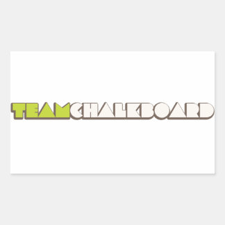 Fäst 3 rektangulärt klistermärke