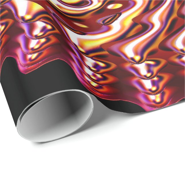 Fäst 4 Papper radbrytning Presentpapper (Rullad Hörn)