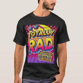 Fäst 80s-grafik med Retro-T-Shirt T Shirt