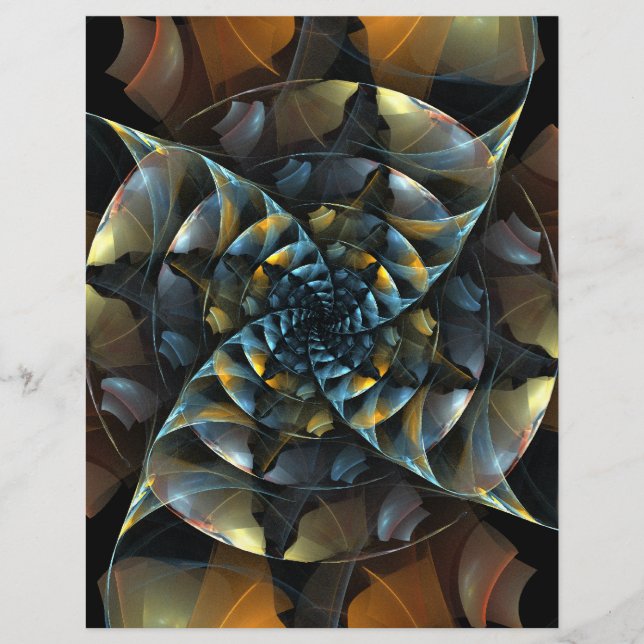 Fäst Abstrakt Reklamblad (Framsidan)