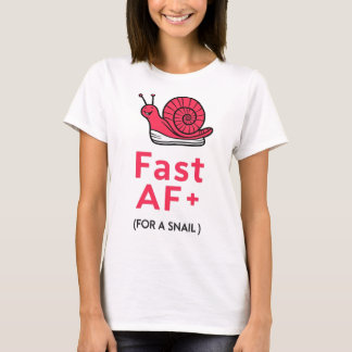 "Fast AF: Sneaker-Wearing Snigel T-shirt