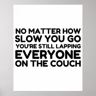 Fäst alla på soffan poster