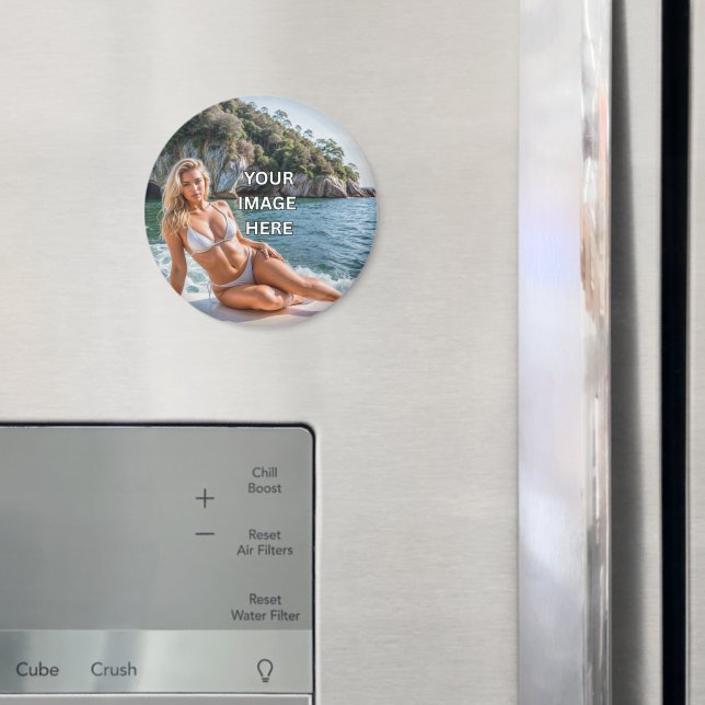Fäst! 🧲 Anpassade Magneter – Lägg Till Bild eller (In Situ (Fridge))