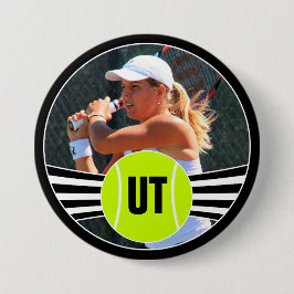 Fäst anpassningsbar Photo and Player Initialer/Tex Knapp