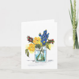 Fäst anteckningskort för blommornas ursprungliga v