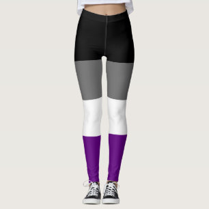 Fast Asexual prideflagga Leggings